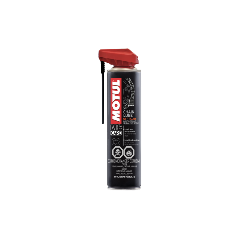 Motul 111820 C3 Off-Road Chain Lube 400 ml for Motorcycle &amp; ATV Chains
