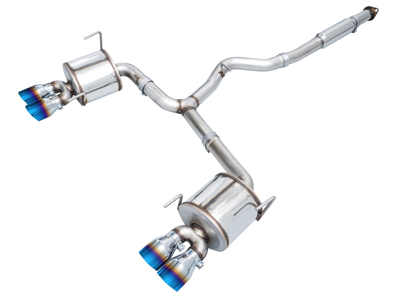 AWE 3015-49979 Touring Edition Catback Exhaust Vapor Blue for 22-26 WRX