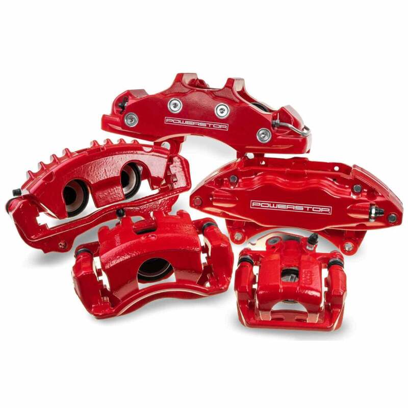 Power Stop 01-05 Lexus IS300 Rear Red Calipers w/o Brackets - Pair