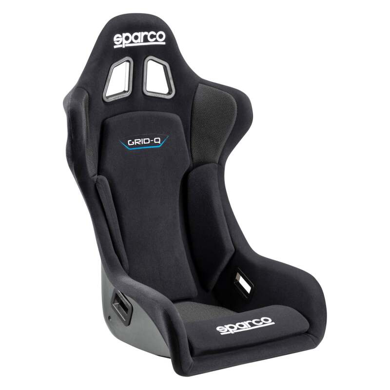 Sparco 008009RNR Grid Q QRT Fiberglass Fixed Racing Seat Black FIA 8855-1999
