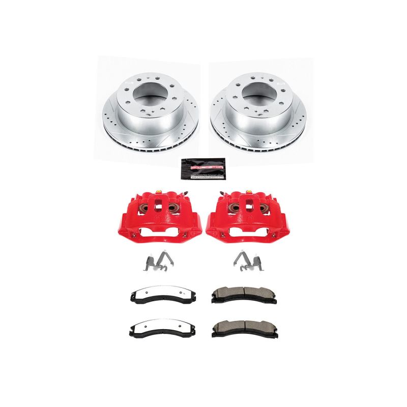 Power Stop 15-19 Chevrolet Silverado 2500 HD Rear Z36 Truck &amp; Tow Kit w/Cals