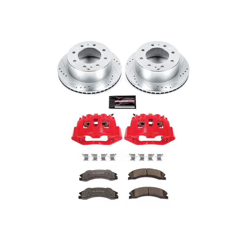 Power Stop 11-14 Chevrolet Silverado 2500 HD Rear Z36 Truck &amp; Tow Kit w/Cals