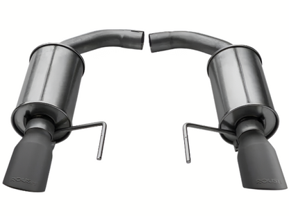 Roush 421837-BLK Mustang V6 EcoBoost Axle-Back Exhaust Black Tips 2015-2026
