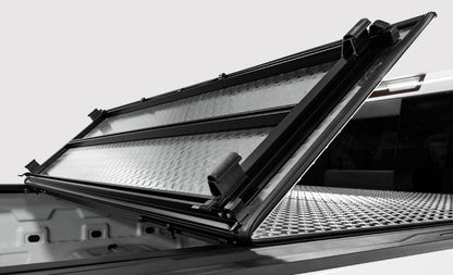 Access 2023+ Chevrolet Colorado / GMC Canyon 5ft Bed LOMAX Folding Hard Cover - Black Urethane