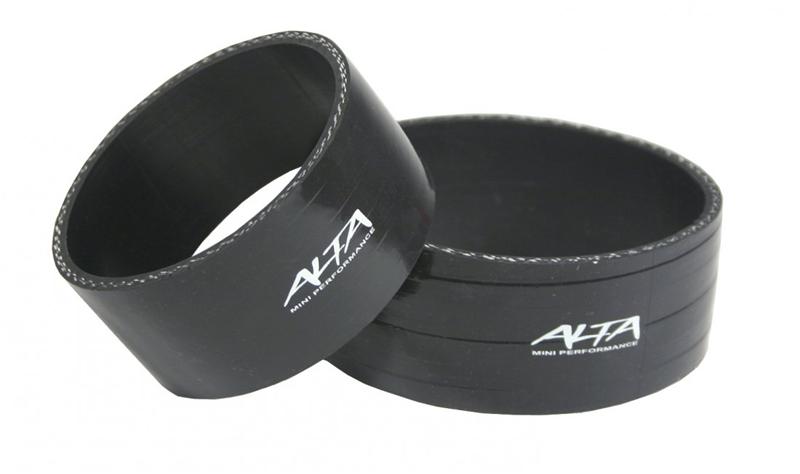 ALTA 02-06 Mini Cooper S/JCW &amp; 02-08 S/JCW Convertible R53 Silicone Boost Couplers - Black