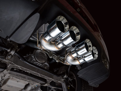 AWE Tuning 05-07 C6 Chevrolet Corvette 6.0L Track Edition Axleback Exhaust w/ Chrome Silver Tips