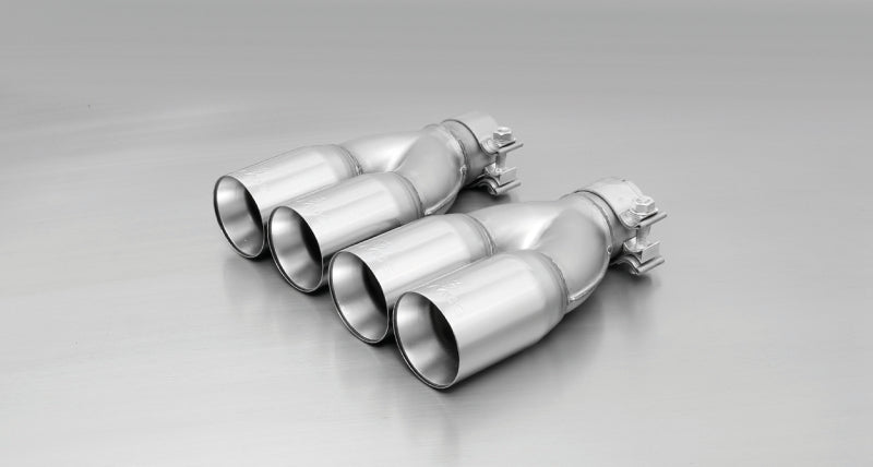 Remus 2006 Peugeot 207 3 &amp; 5 Door 1.4L Hdi/1.6L Hdi 76mm Straight Cut Chromed Tail Pipe Set (Pair)