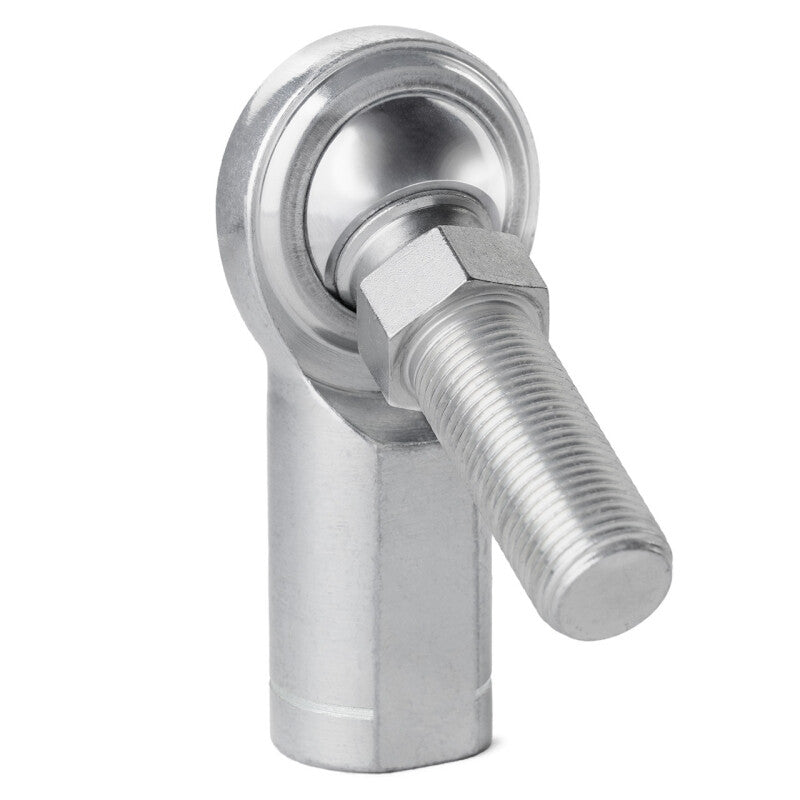 QA1 C Series 2-Pc Rod End - Female/Left Hand - .3125in Bore x 5/16-24 w/Stud - Carbon Steel w/PTFE