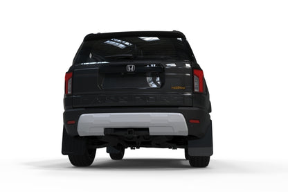 Rally Armor 2026 Honda Passport Black UR Mudflap - Orange Logo