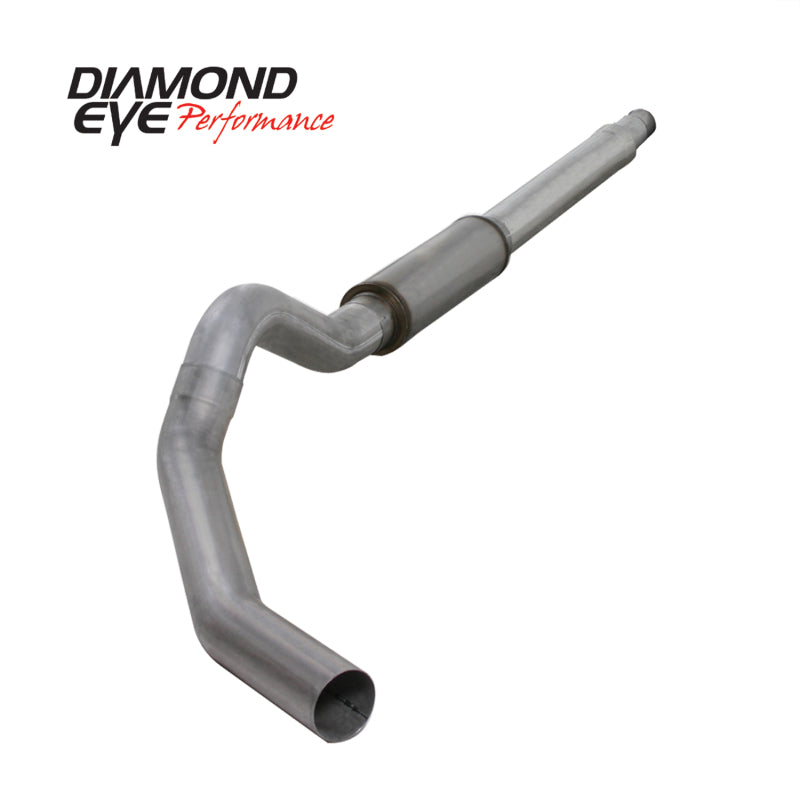 Diamond Eye KIT 5in CB MFLR RPLCMENT PIPE SGL AL: 03-07 FORD 6.0L F250/F350