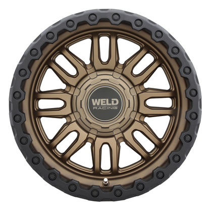 Weld Off-Road Swift 17x9in - 5x114.3 / 5x127 BP - ET-12 - 78.1mm CB- Satin Bronze Wheel &amp; Black Ring