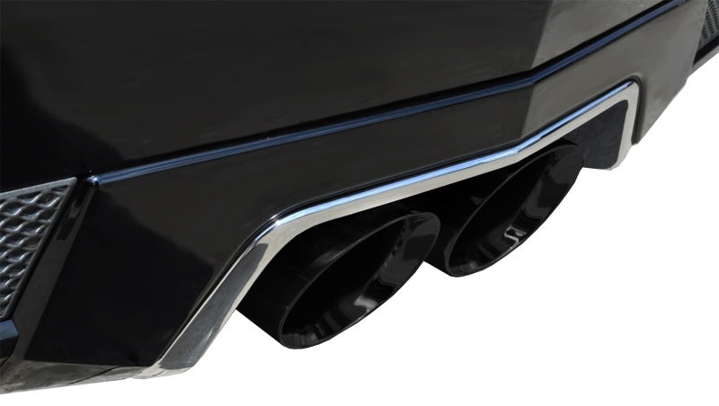 CORSA Performance 14942BLK Sport Axle-Back Exhaust System for 2011-2015 Cadillac - Mounted