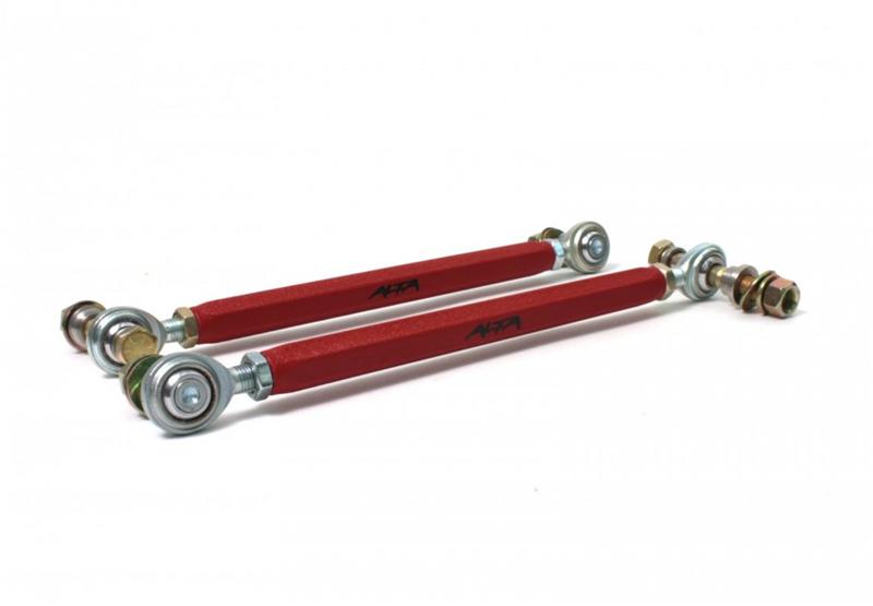 ALTA 02-12 Mini Cooper/S/JCW (Incl. 05-12 Convertible) &amp; 09-12 Clubman Rear Endlinks Adj. Pair - Red