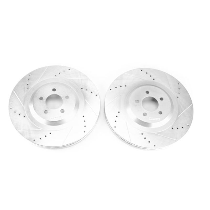 Power Stop 15-20 Dodge Charger Front Drilled &amp; Slotted Rotor - Pair