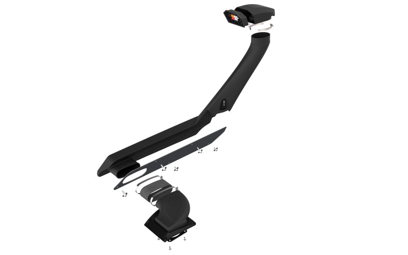 K&amp;N 21-23 Ford Bronco 2.3L/2.7L Elevated Intake Kit (Snorkel)