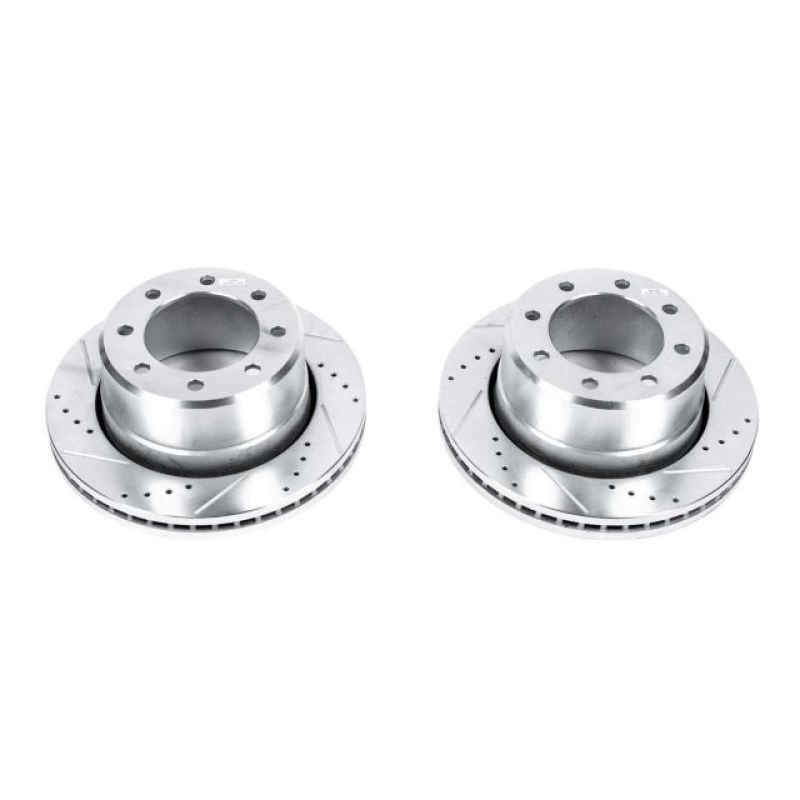 Power Stop 11-12 Ram 3500 Rear Drilled &amp; Slotted Rotor - Pair