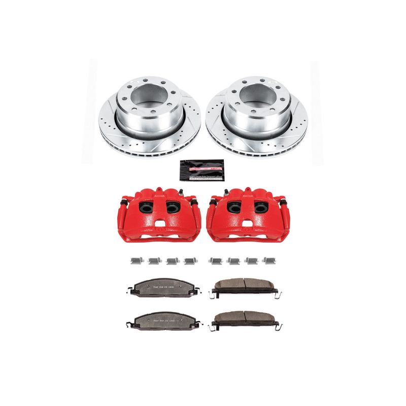 Power Stop 09-10 Dodge Ram 2500 Rear Z36 Truck &amp; Tow Kit w/Cals