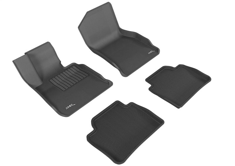 3D MAXpider L1BM06701509 KAGU Black Floor Liners 14-20 BMW 4-Series Gran Coupe