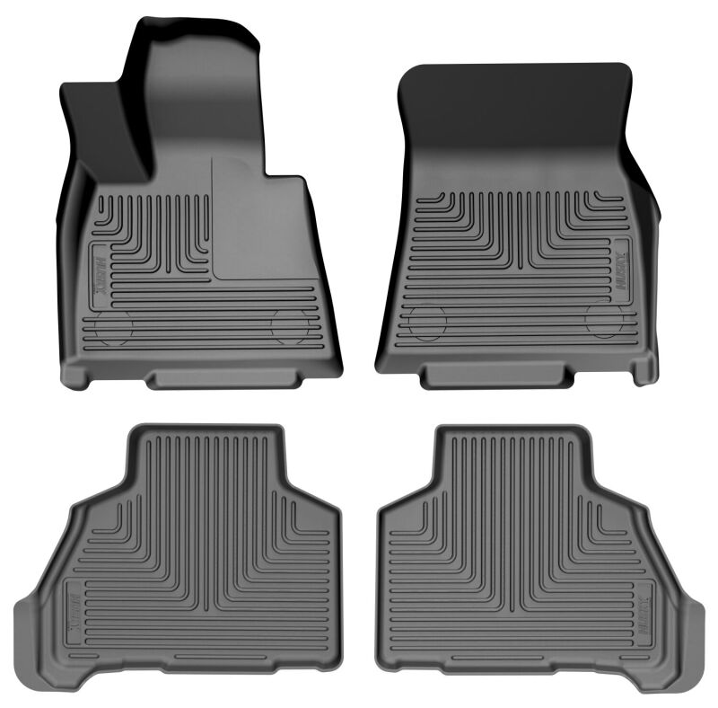 Husky Liners 25-26 Ford Expedition Weatherbeater Front &amp; 2nd Seat Floor Liners - 3 Piece - Black