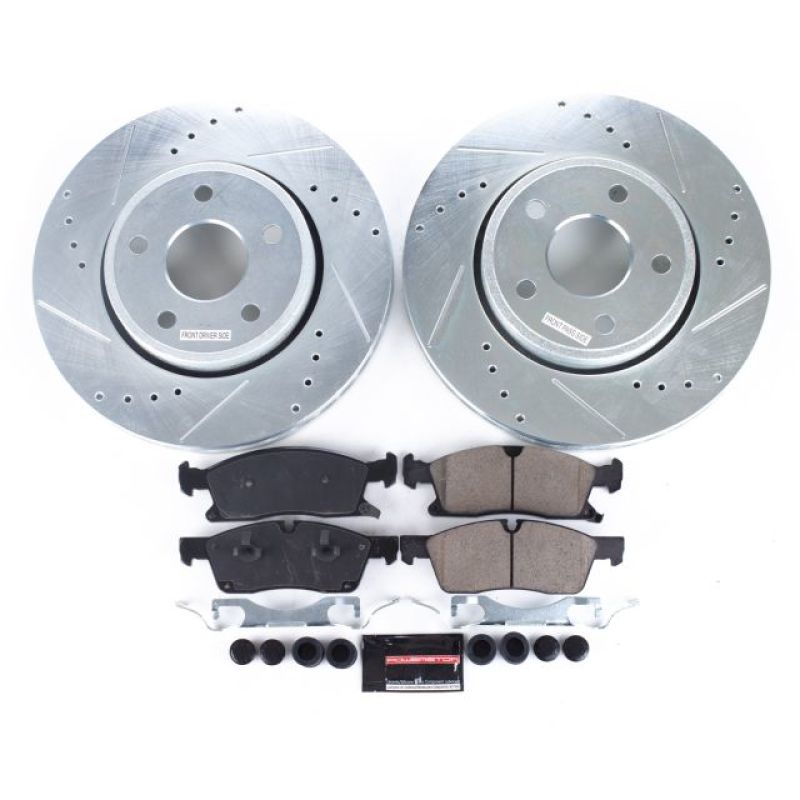 PowerStop K5951 Z23 Evolution Sport Brake Pads for 2011-2023 Dodge Durango