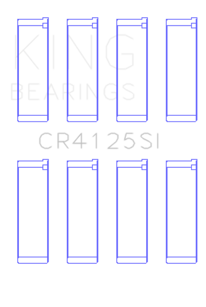 King Subaru EJ15/EJ16/EJ18/EJ20/EJ22/EJ25 (Size 0.75mm) Silicone Bi-Metal Alum Rod Bearing Set