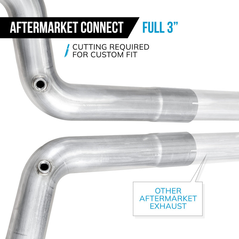 Stainless Works M15LDSLG 3" Lead Kit Aftermarket Connect for 15-26 Mustang GT V8