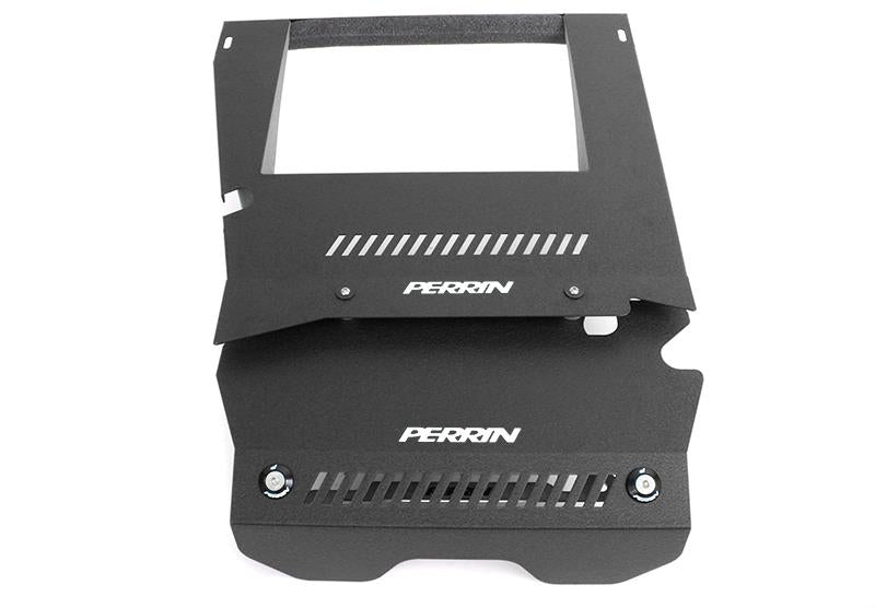 PERRIN 15-21 Subaru WRX Engine Cover Kit (Intercooler &amp; Pulley Covers Incl.) - Black