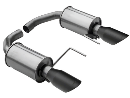 Roush 421837-BLK Mustang V6 EcoBoost Axle-Back Exhaust Black Tips 2015-2026
