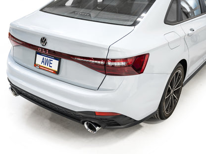 AWE 22-25 Volkswagen Jetta GLI Touring Edition Exhaust - Chrome Silver Tips