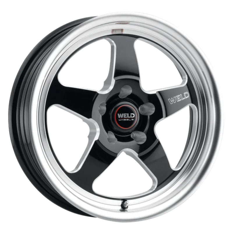 Weld S15570067P49 Ventura Drag 17x10 5x114.3 +49 Gloss Black Milled Beadlock RF