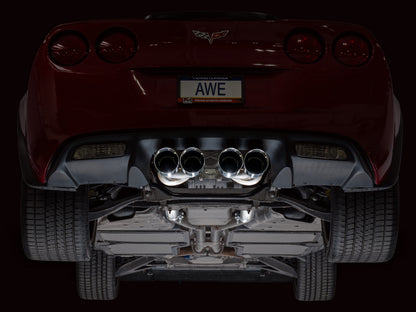 AWE Tuning 09-13 Chevrolet Corvette 6.2L Touring Edition Axle-back Exhaust w/ Chrome Silver Tips