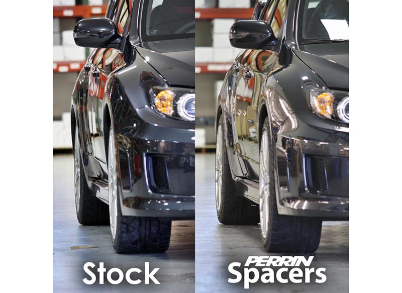 PERRIN Subaru/Toyota/Scion 15mm Wheel Spacers (Slip-On Style W/Studs) 5x114.3 &amp; 5x100 56mm CB