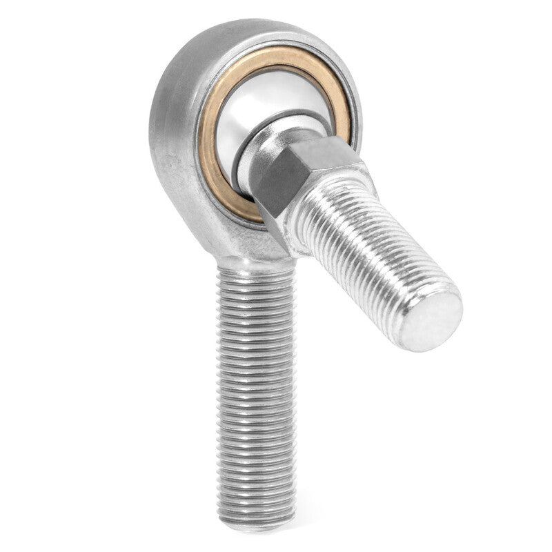 QA1 V Series 3-Pc Rod End - Male/Left Hand - 10mm Bore x M10x1.5 w/Stud - Carbon Steel