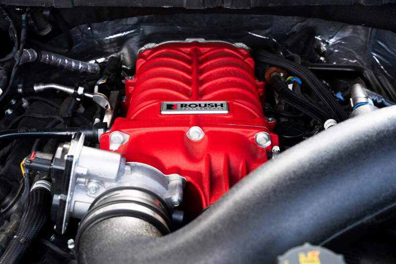 Roush 422349 705HP Red Edition Supercharger Kit for 2021-2026 F-150 5.0L