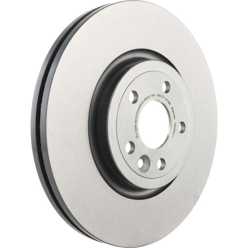 Brembo 09.D063.21 Front Prime UV-Coated Brake Rotor for Jaguar F-PACE / Velar