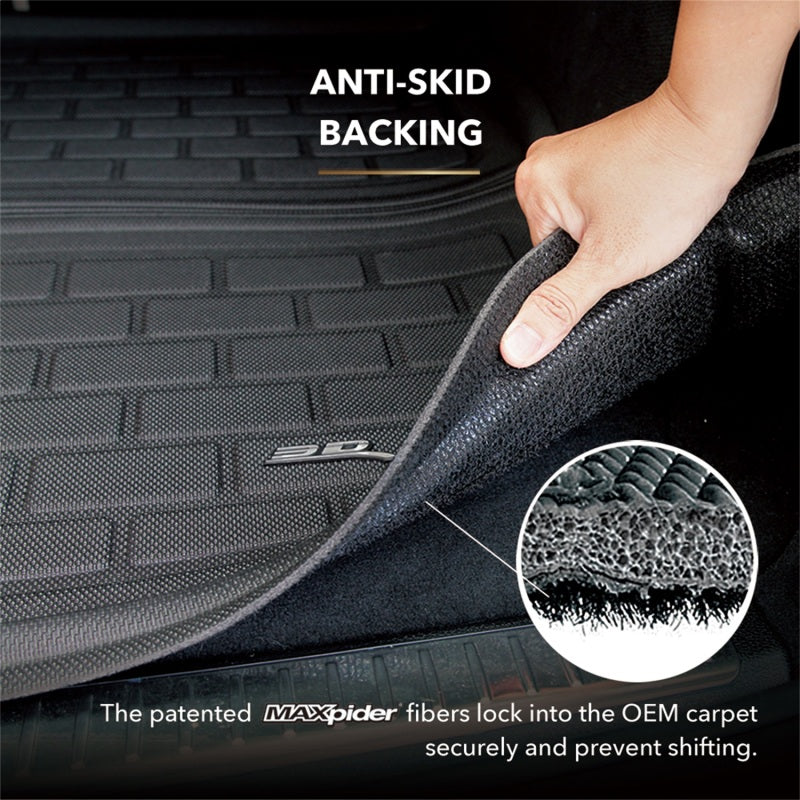 3D MAXpider 18-24 Chevrolet Equinox Kagu Seatback Protector - Black (2pc)