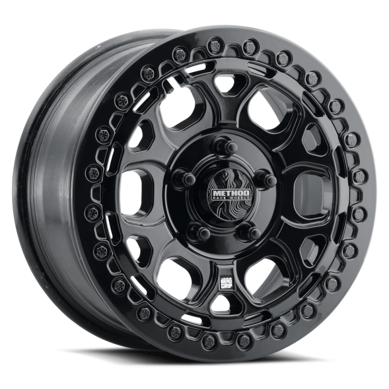 Method MR416 Beadlock 15x7 / 5x4.5 / 55mm Offset / 68.00mm Bore - Gloss Black Wheel