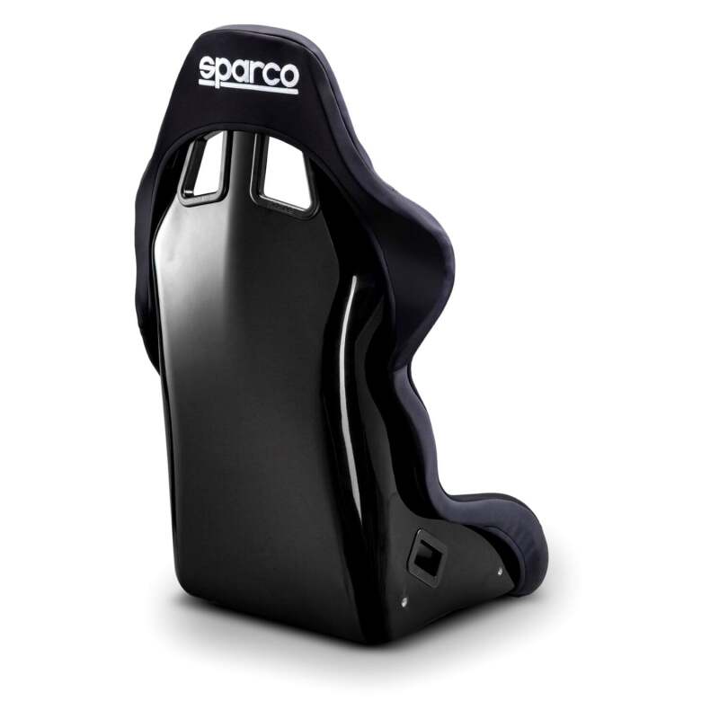 Sparco 008013XNR EVO L QRT X FIA Racing Seat Black Vinyl Fiberglass Large 36in