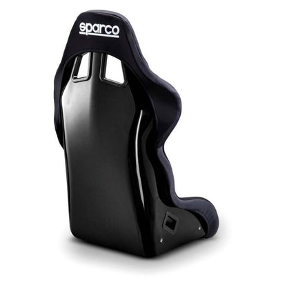 Sparco 008013XNR EVO L QRT X FIA Racing Seat Black Vinyl Fiberglass Large 36in