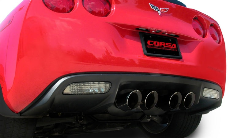 Corsa 14164CB1BLK for 06-11 Chevy Corvette C6 Z06/ZR1 Sport Exhaust System