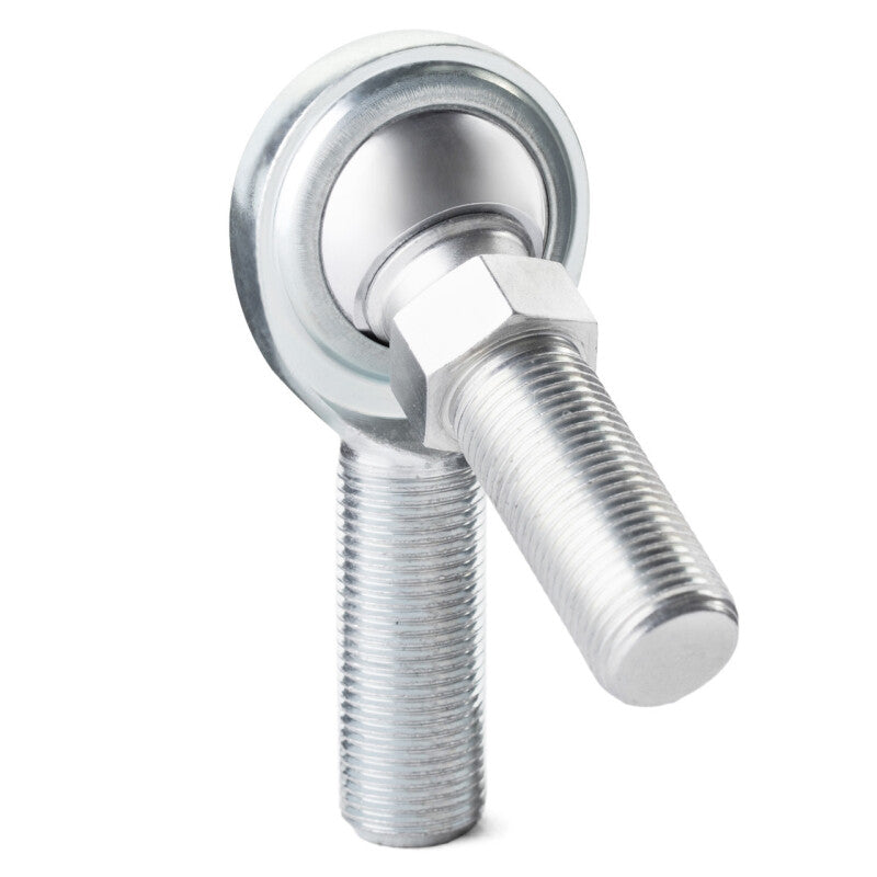 QA1 C Series 2-Pc Rod End - Male/Left Hand - .5in Bore x 5/8-18 w/Stud - Carbon Steel