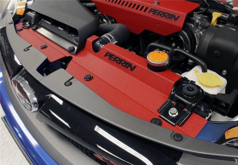 PERRIN 08-14 Subaru WRX &amp; STI / 08-11 Impreza Radiator Shroud - Red