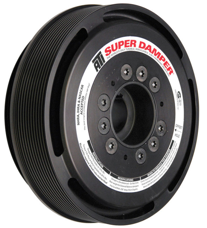 ATI Damper - 7.48in - Alum - 6 Grv - LS1/2/3/6/L76 97-13 - Y Body &amp; SS &amp; G8 - 28T 8mm HTD - 3 Ring