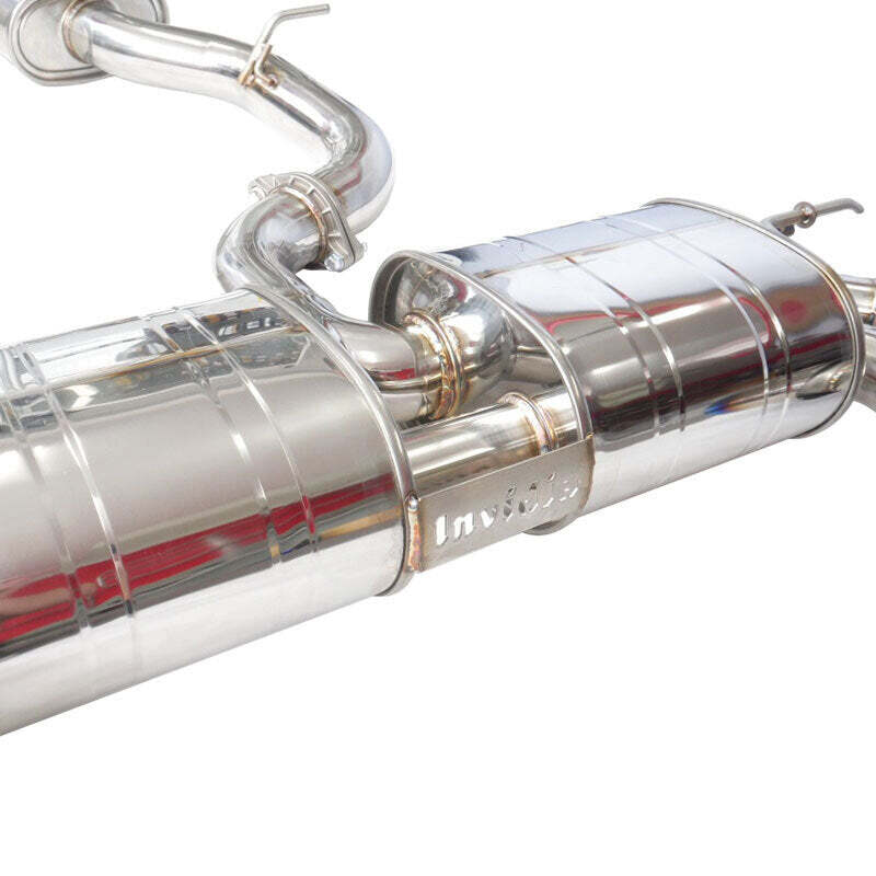 Invidia HS22GFR8GV4RT R400 76mm Valved Cat-Back Exhaust for 2022-2026 VW Golf R