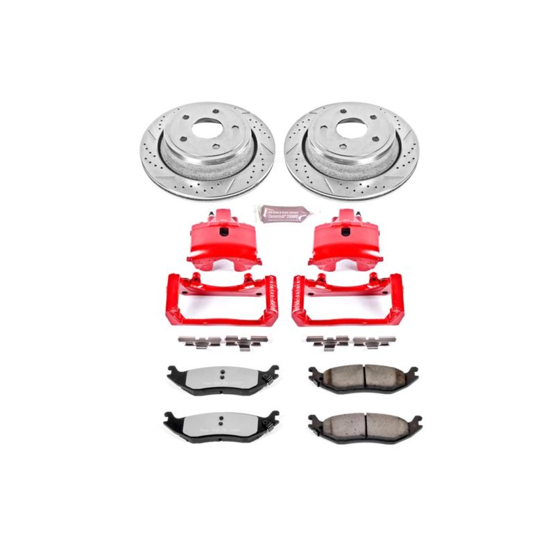 Power Stop 19-21 Ram 1500 Classic Rear Z36 Truck&amp;Tow Kit w/Cals