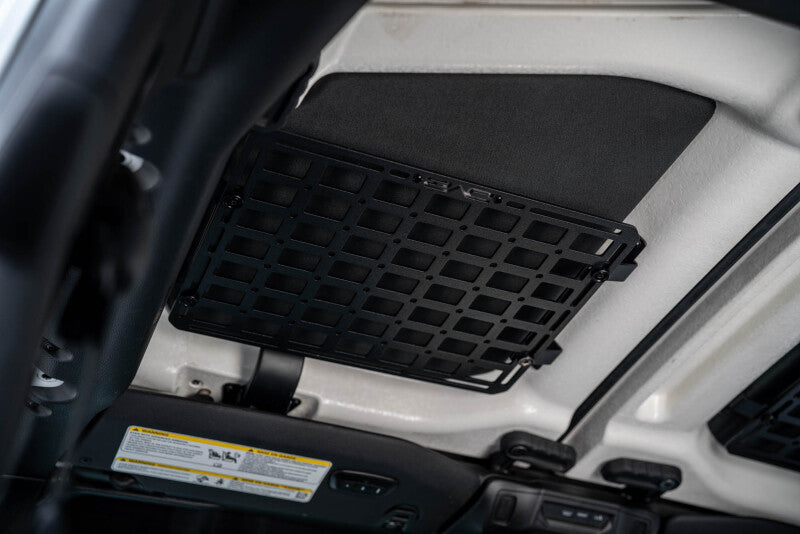 DV8 Offroad 2018-2025 Jeep Wrangler JL Roof Mount for 15” x 12” Molle Panel