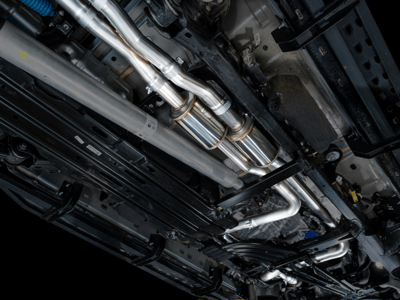 AWE Tuning 2025+ RAM 1500 RHO 3.0 I6 TT 0FG Dual Rear Exit Catback Exhaust - Chrome Silver Tips