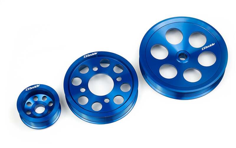 GReddy 13512110 Aluminum Pulley Kit for Toyota JZX100 Mark II 1JZ-GTE