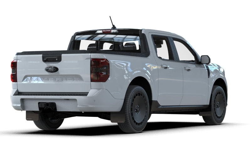 Rally Armor MF145-UR-BLK-WH UR Mud Flap, White Logo, for 22-26 Ford Maverick