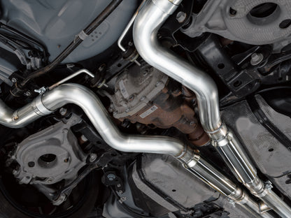 AWE 18-23 S550 Mustang GT SwitchPath Exhaust - Diamond Black Tips